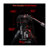 SmallRig x Potato Jet TRIBEX SE Hydraulic Aluminum Alloy Tripod with Integrated Fluid Head