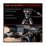 SmallRig x Potato Jet TRIBEX SE Hydraulic Aluminum Alloy Tripod with Integrated Fluid Head