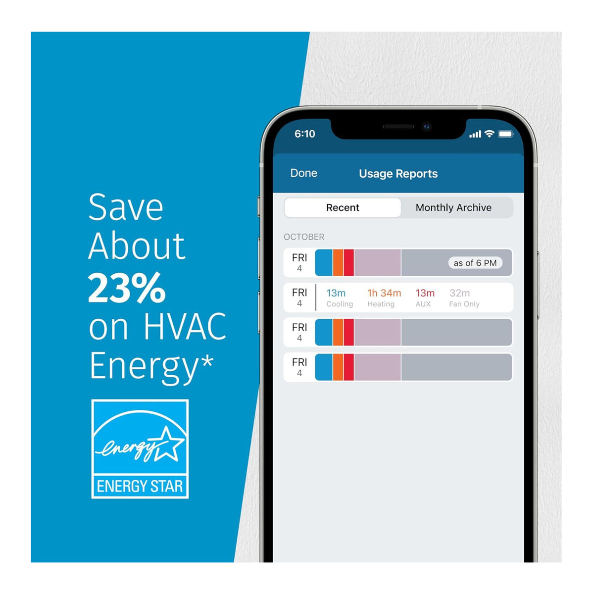 Sensi  ST55 Smart Thermostat, Wi-Fi, Alexa