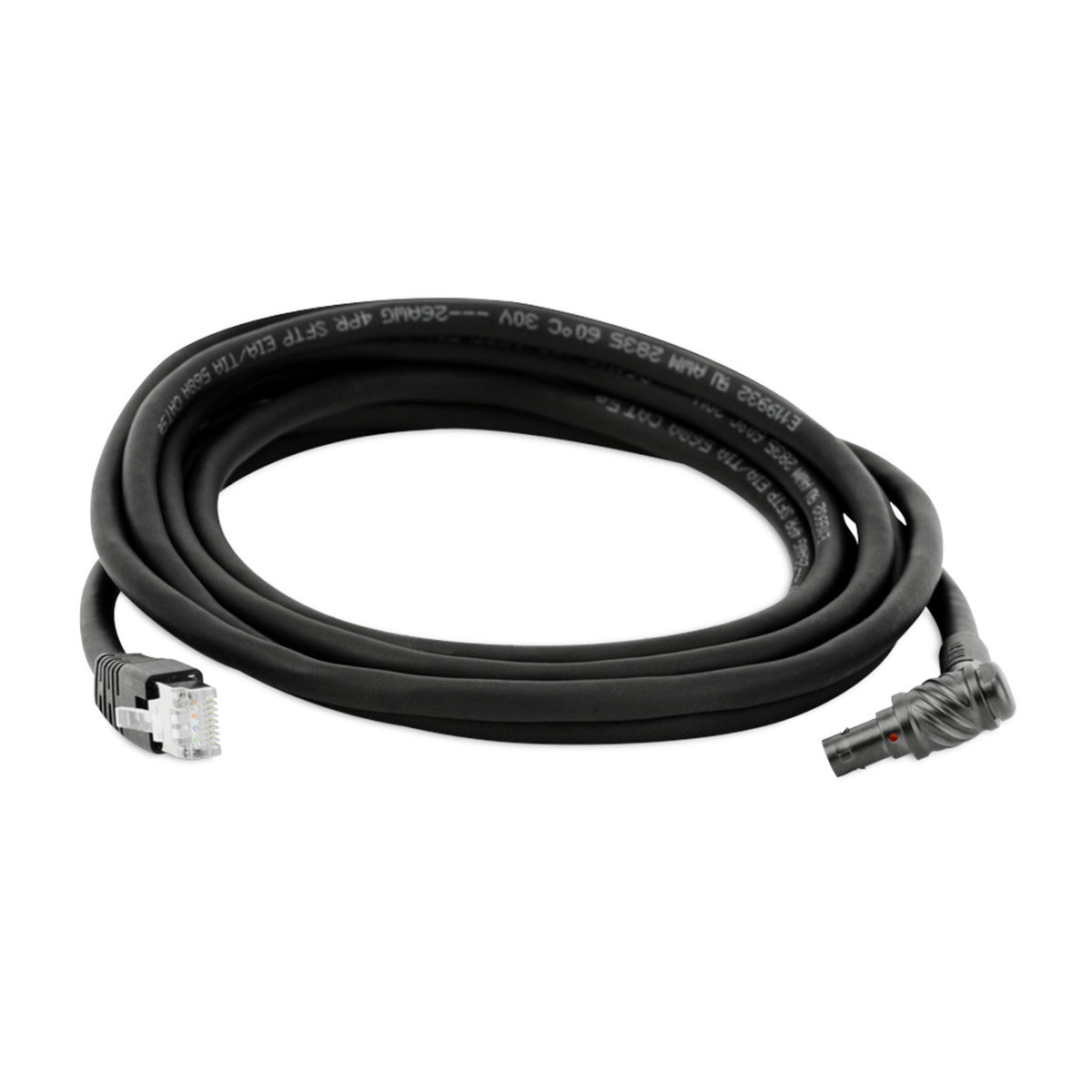 RED Digital Cinema RED GIG-E Right-to-CAT5E Ethernet Cable (9 Ft)