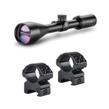 Hawke Vantage 3-9x50 Duplex Reticle 30/30 Riflescope Bundle with 2-Piece 1-inch Mount Rings (Medium)