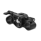 RED Digital Cinema 15mm Top Handle Bracket with Dual Rod Clamps and Compact Aluminum Construction