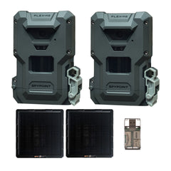 Spypoint FLEX-M2 32MP Trail Camera with 90ft Detection Range and Solar Panel Bundle