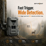 Spypoint FLEX-M2 32MP Trail Camera with 90ft Detection Range and Solar Panel Bundle
