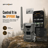 Spypoint FLEX-M2 32MP Trail Camera with 90ft Detection Range and Solar Panel Bundle