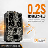 Spypoint 10-Watts Battery Solar Panel (15,000mAh) with FORCE-PRO Trail Camera Bundle