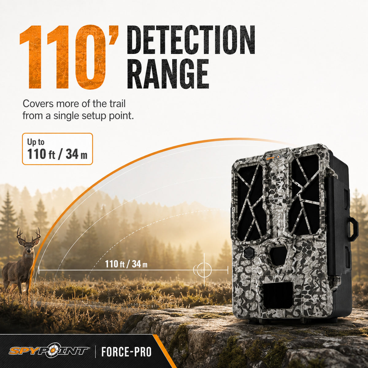 Spypoint 10-Watts Battery Solar Panel (15,000mAh) with FORCE-PRO Trail Camera Bundle