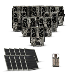 FORCE-PRO Trail Camera with Spypoint 10-Watt (15,000mAh) Battery Solar Panel Bundle
