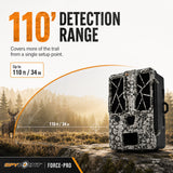 FORCE-PRO Trail Camera with Spypoint 10-Watt (15,000mAh) Battery Solar Panel Bundle