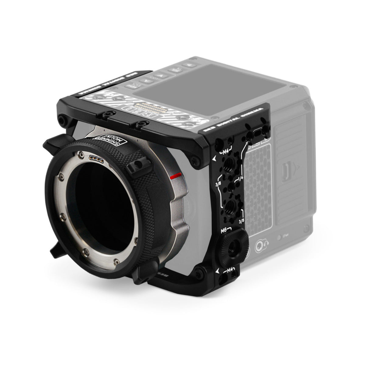 RED Digital Cinema KOMODO RF-to-PL Adapter Pack with Side Ribs, Support Brackets and Shim Pack