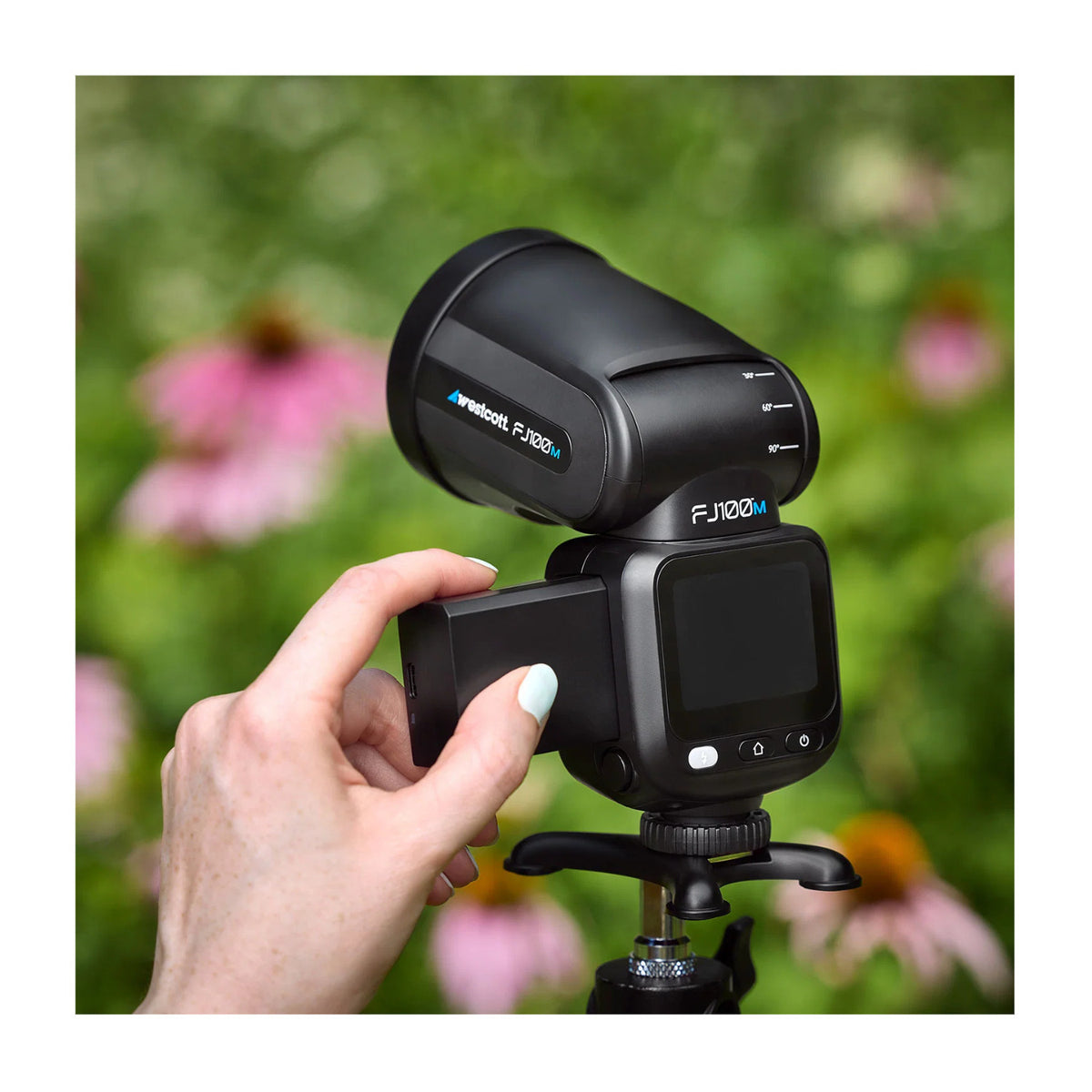 Westcott FJ Mini AC/DC Rechargeable USB-C Battery for FJ100 Strobe and Speedlight with USB-C Cable
