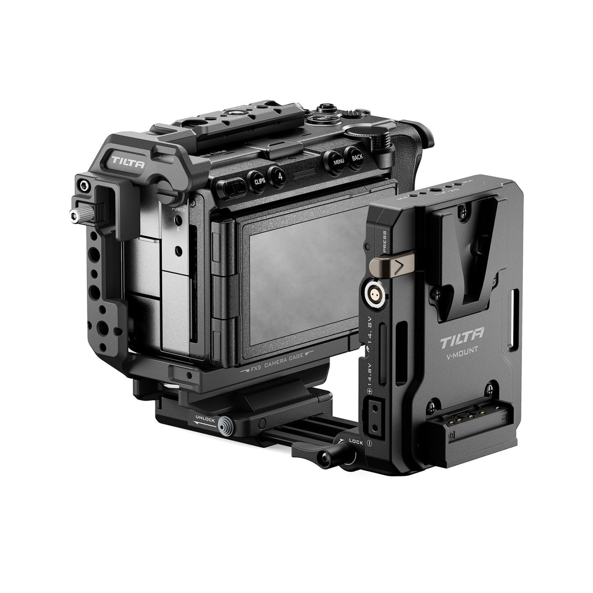 Tilta Camera Cage Power Kit for Sony FX5 (Black)