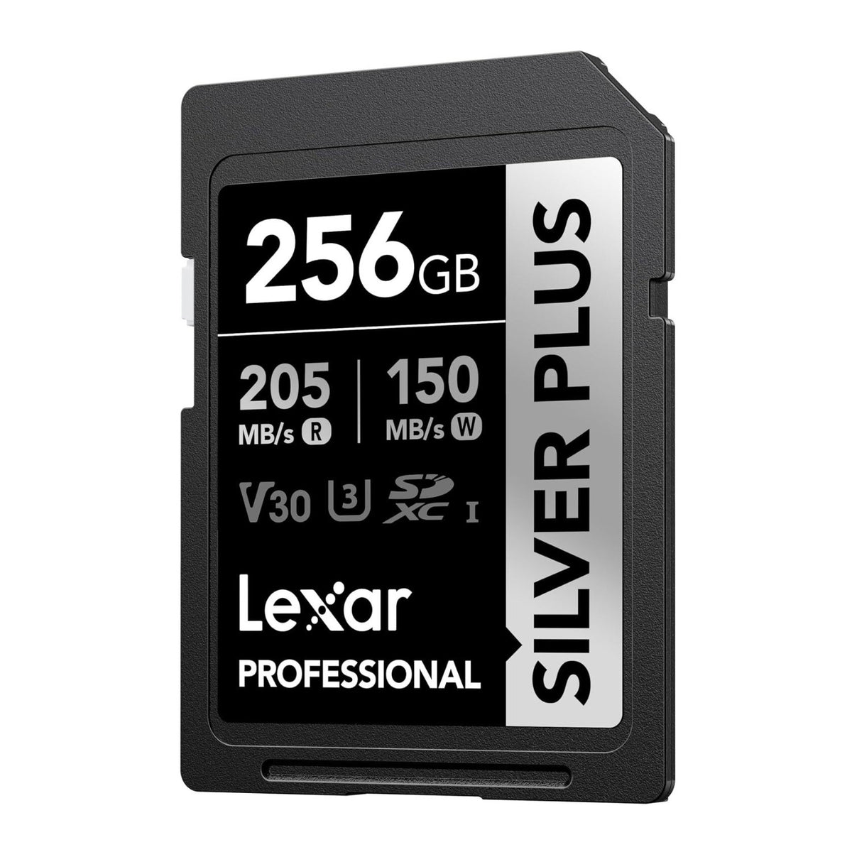Lexar 256GB Professional SILVER PLUS UHS-I SDXC V30 Memory Card
