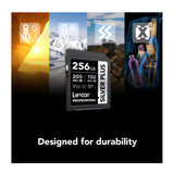 Lexar 256GB Professional SILVER PLUS UHS-I SDXC V30 Memory Card