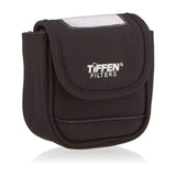 Tiffen Large Belt Camera Lens Filter Pouch (Black) for 4 Filters (62 to 82 mm)