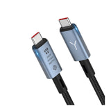 Brydge USB-C Thunderbolt 4 USB4.0 Cable with 240W Charging, 8K Video, 5 Feet