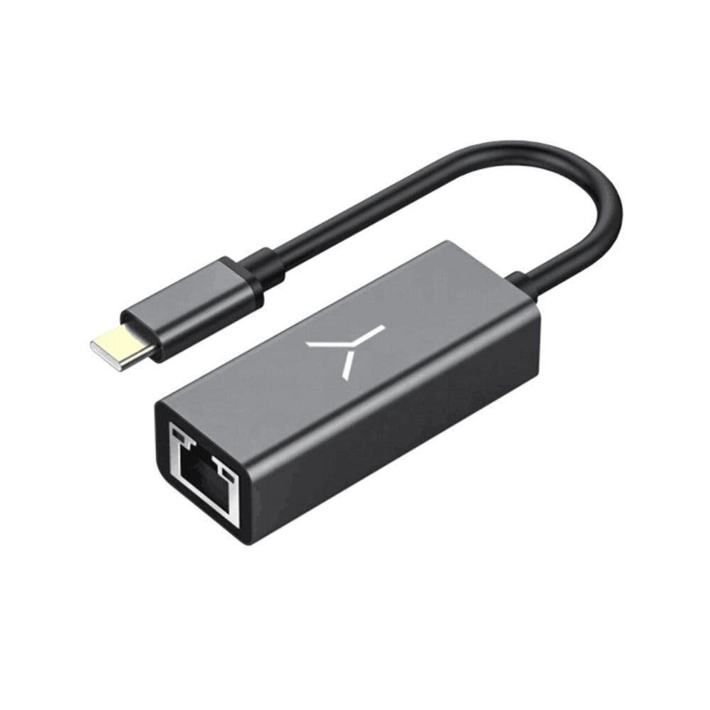 Brydge USB-C to RJ45 Gigabit Ethernet Adapter, 15 cm (Space Black)