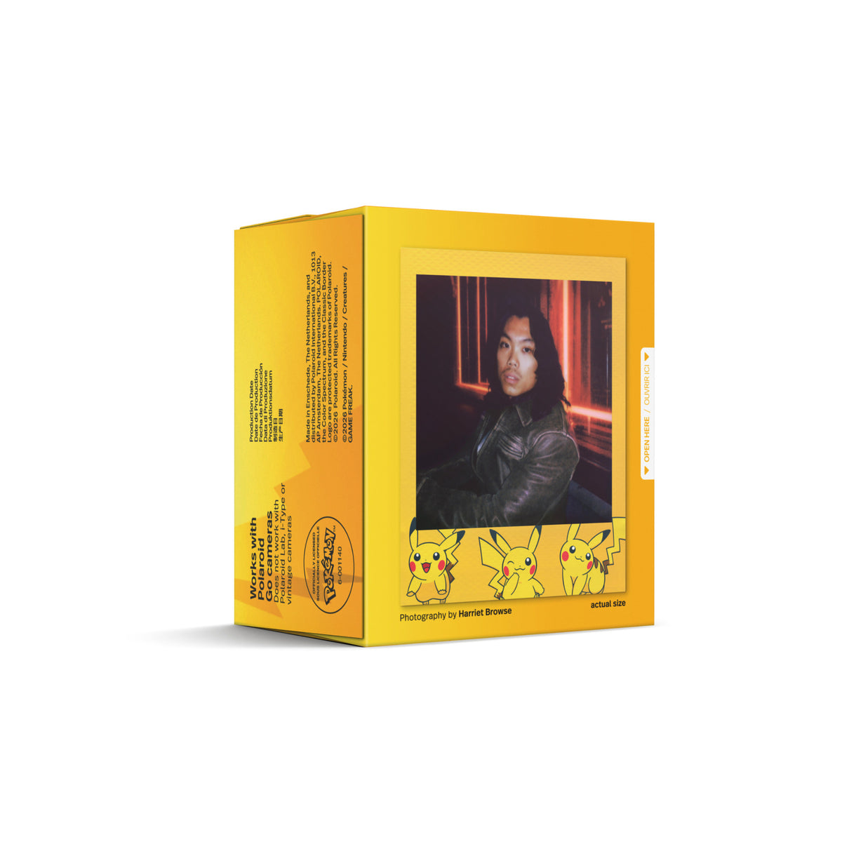 Polaroid Go Color Film Pokémon Pikachu Edition Double Pack, 16 Glossy Photos
