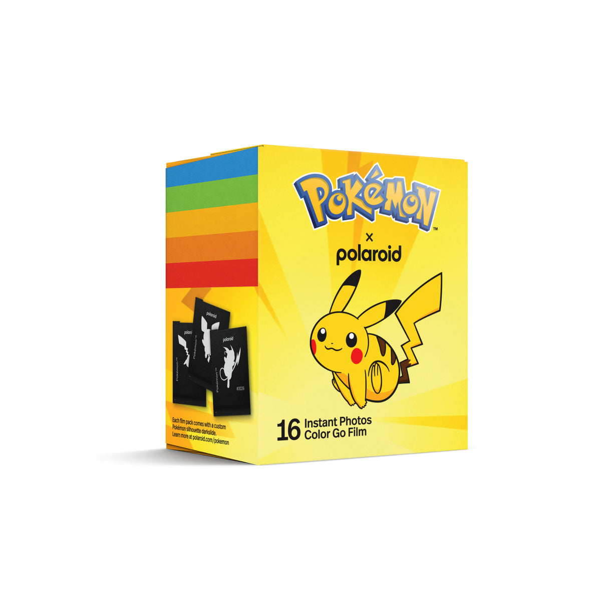 Polaroid Go Color Film Pokémon Pikachu Edition Double Pack, 16 Glossy Photos