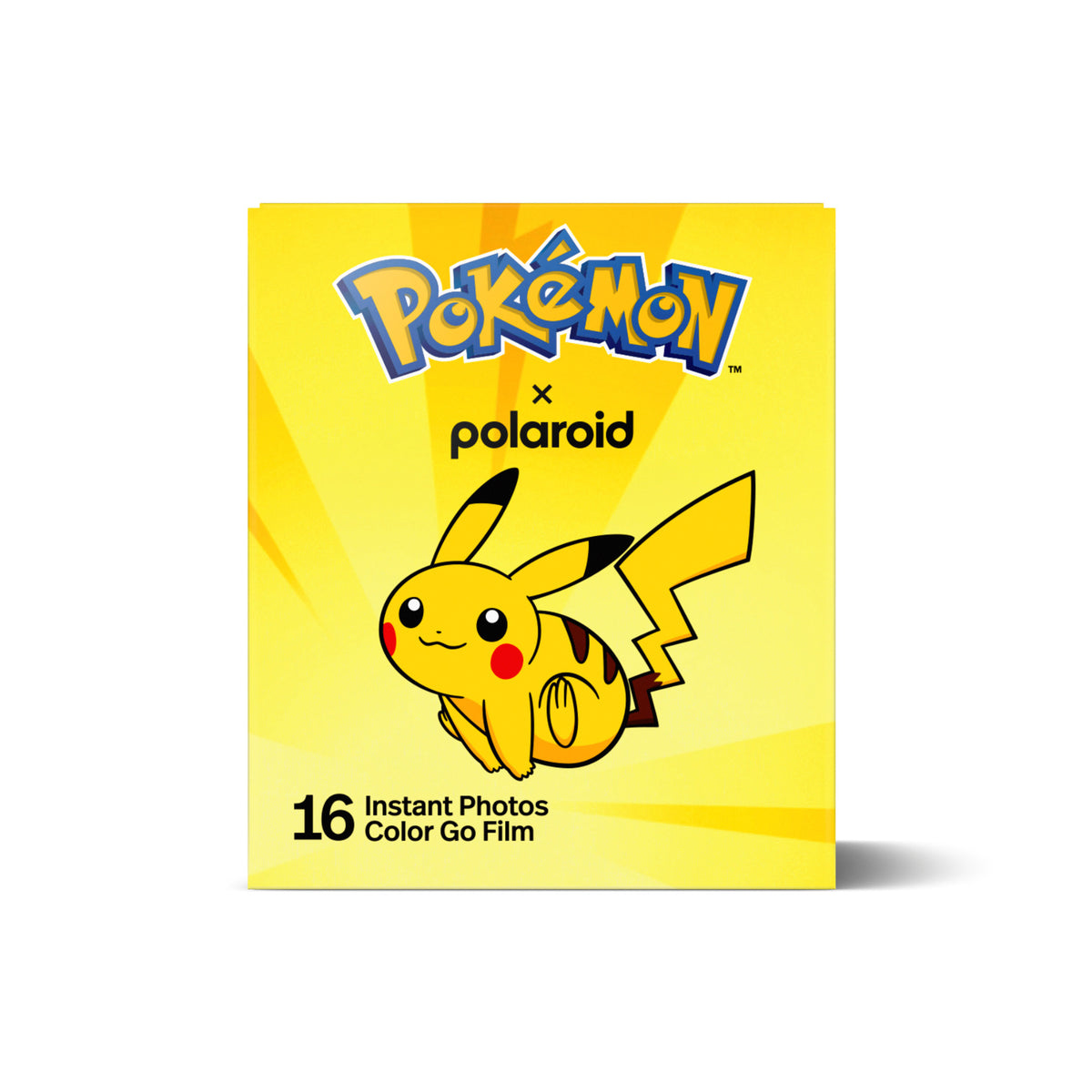 Polaroid Go Color Film Pokémon Pikachu Edition Double Pack, 16 Glossy Photos