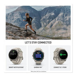 Garmin fenix 9 43mm AMOLED GPS Smartwatch (Titanium/Fog Gray)