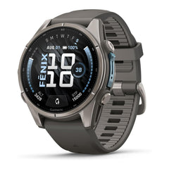 Garmin fenix 9 43mm AMOLED GPS Smartwatch (Titanium/Pebble Gray)