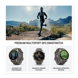 Garmin fenix 9 43mm AMOLED GPS Smartwatch (Titanium/Pebble Gray)