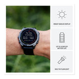 Garmin fenix 9 43mm AMOLED GPS Smartwatch (Titanium/Pebble Gray)