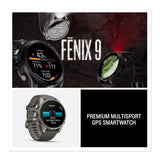 Garmin fenix 9 43mm AMOLED GPS Smartwatch (Titanium/Pebble Gray)