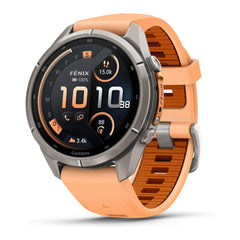 Garmin fenix 9 Pro 43mm AMOLED GPS Smartwatch (Shell Pink/ Autumn Orange)