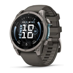 Garmin fenix 9 AMOLED GPS 47mm Smartwatch (Titanium/Pebble Gray)