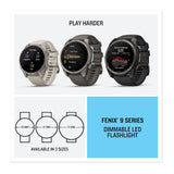 Garmin fenix 9 AMOLED GPS 47mm Smartwatch (Titanium/Pebble Gray)