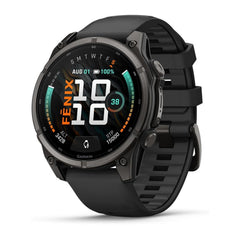 Garmin fenix 9 AMOLED GPS 47mm Smartwatch (Carbon Gray DLC Titanium/ Black)