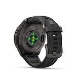 Garmin fenix 9 Pro AMOLED GPS 43mm Multisport Smartwatch (Carbon Gray DLC Titanium/Pebble Gray Band)