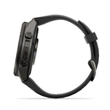Garmin fenix 9 Pro AMOLED GPS 43mm Multisport Smartwatch (Carbon Gray DLC Titanium/Pebble Gray Band)
