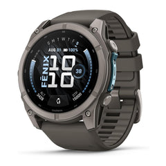 Garmin fenix 9 AMOLED GPS 51mm Smartwatch (Titanium/ Pebble Gray)