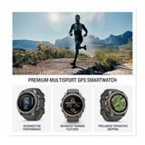 Garmin fenix 9 AMOLED GPS 51mm Smartwatch (Titanium/ Pebble Gray)