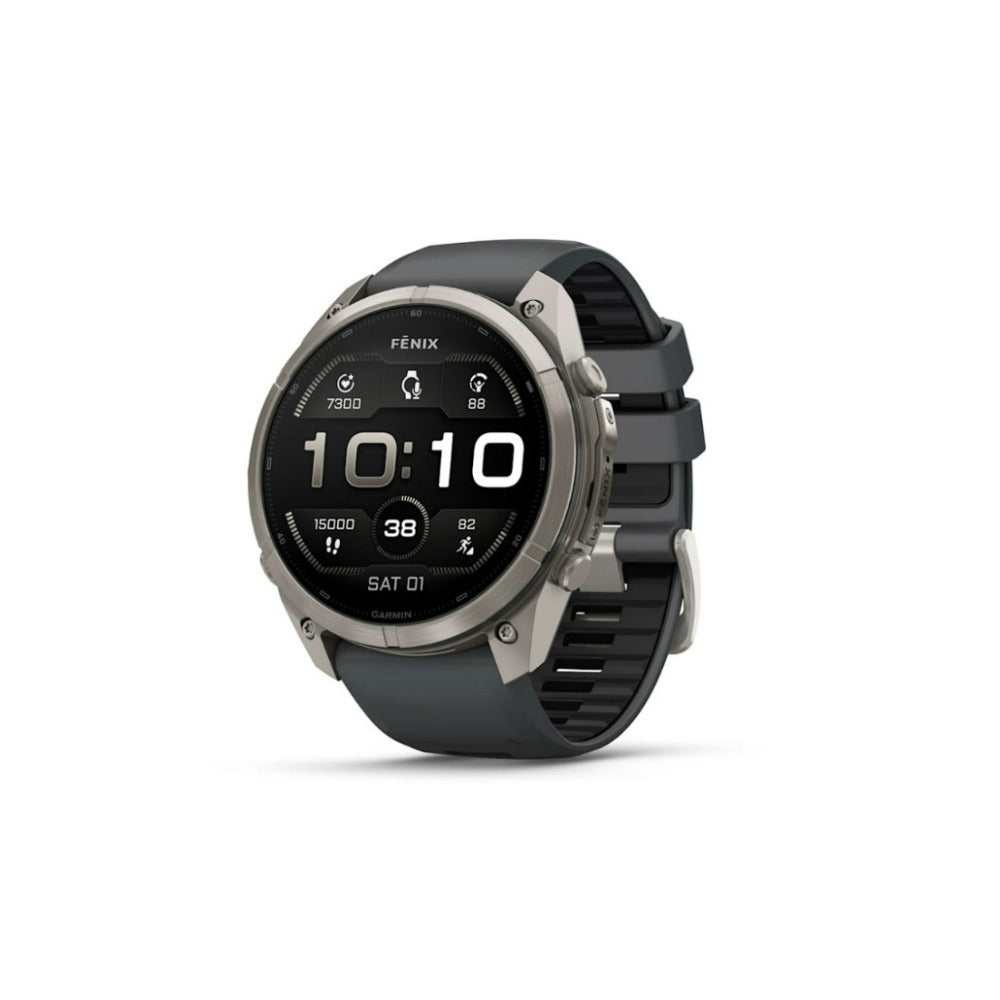 Garmin fenix 9 Pro 51mm AMOLED GPS Smartwatch (Titanium/ Graphite Black)