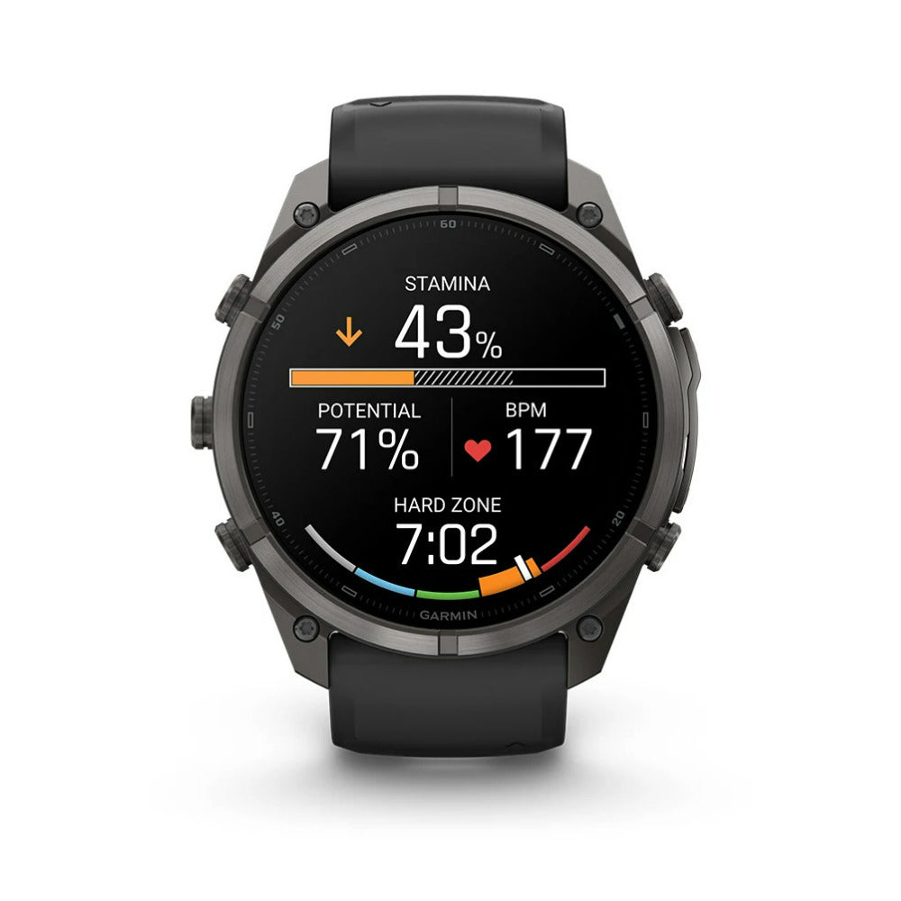 Garmin fenix 9 Pro 51mm AMOLED GPS Smartwatch (Titanium/ Graphite Black)