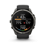Garmin fenix 9 Pro 51mm AMOLED GPS Smartwatch (Titanium/ Graphite Black)