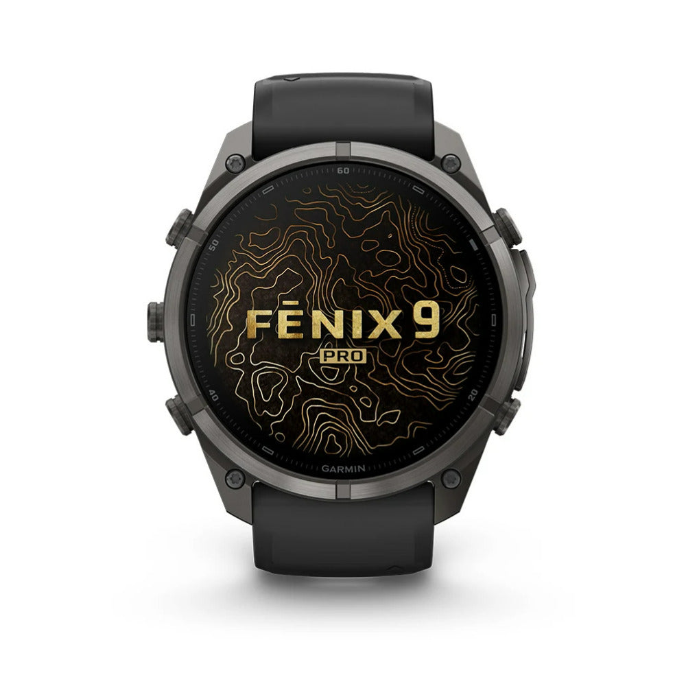 Garmin fenix 9 Pro 51mm AMOLED GPS Smartwatch (Titanium/ Graphite Black)