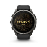 Garmin fenix 9 Pro 51mm AMOLED GPS Smartwatch (Titanium/ Graphite Black)
