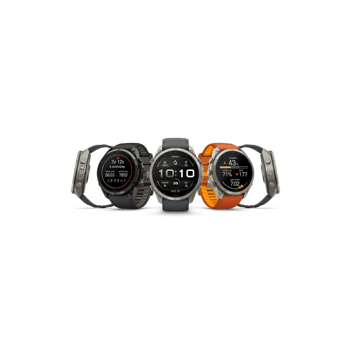 Garmin fenix 9 Pro 51mm AMOLED GPS Smartwatch (Titanium/ Graphite Black)