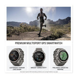 Garmin fēnix 9 Pro 47mm Solar inReach GPS Smartwatch (Pebble Gray, Silver Gray)