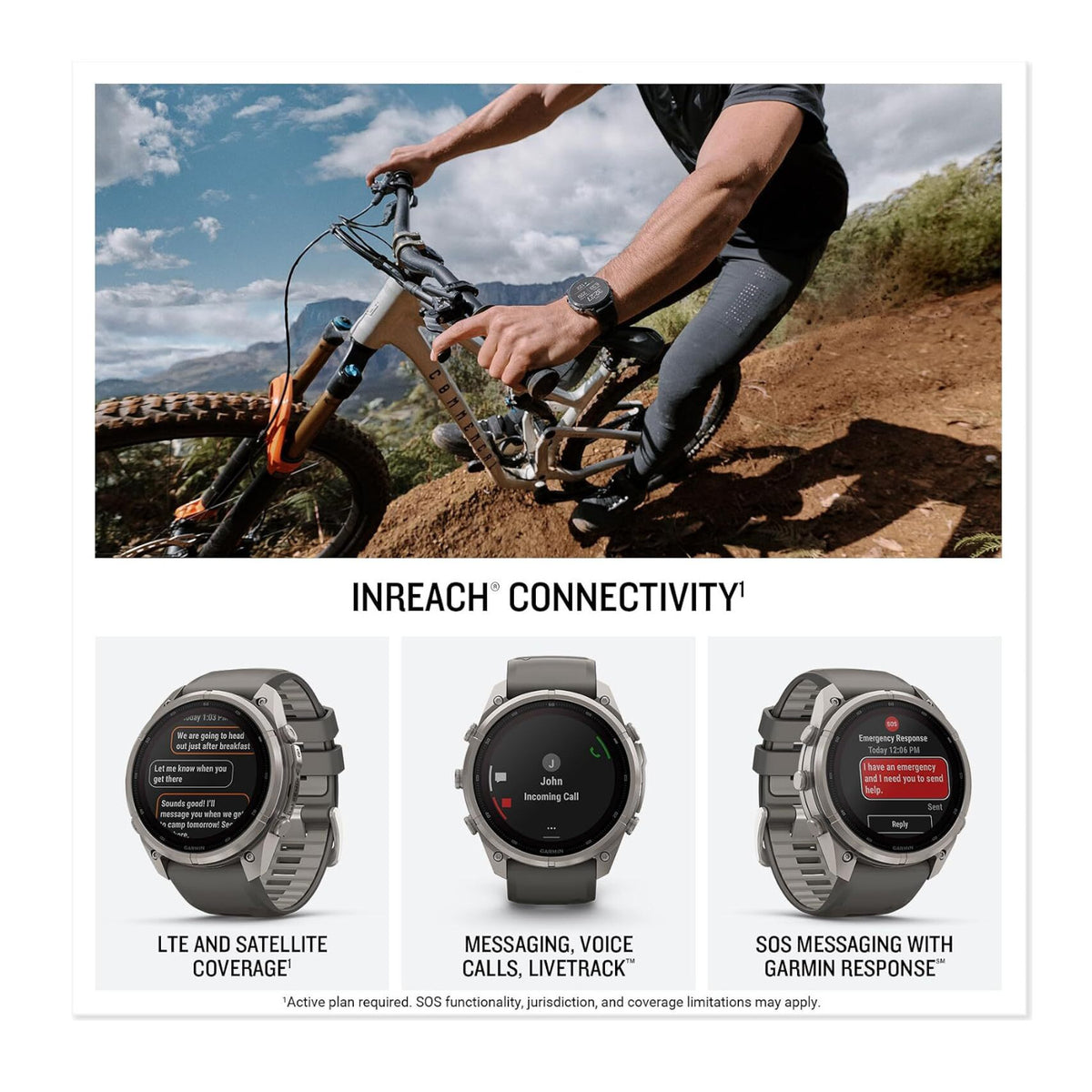 Garmin fēnix 9 Pro 47mm Solar inReach GPS Smartwatch (Pebble Gray, Silver Gray)