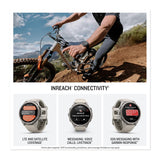 Garmin fenix 9 Pro AMOLED GPS 43mm Smartwatch with inReach (Titanium Fog Gray/Sandstone)