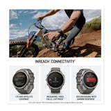 Garmin Fenix 9 Pro Solar 47mm Titanium GPS Smartwatch with inReach (Pebble/Silver Gray)