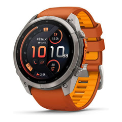 Garmin fenix 9 Pro 51mm AMOLED Smartwatch (Titanium, Autumn/Spark Orange)