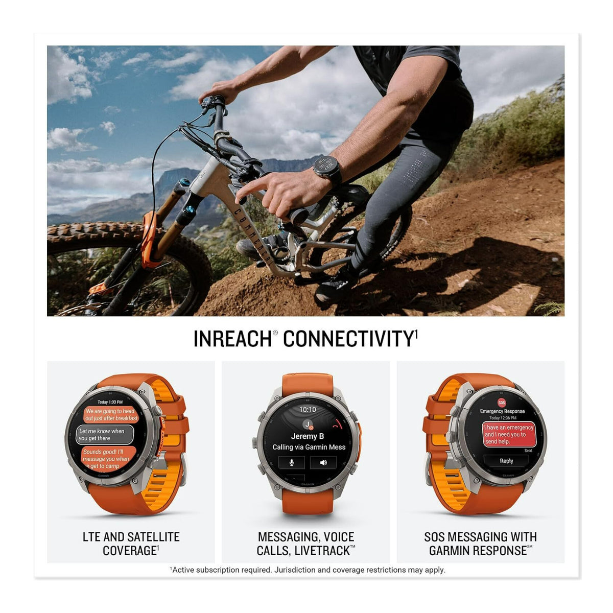 Garmin fenix 9 Pro 51mm AMOLED Smartwatch (Titanium, Autumn/Spark Orange)