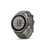 Garmin fenix 9 Pro Solar GPS 47mm Smartwatch (Titanium, Pebble/Silver Gray)